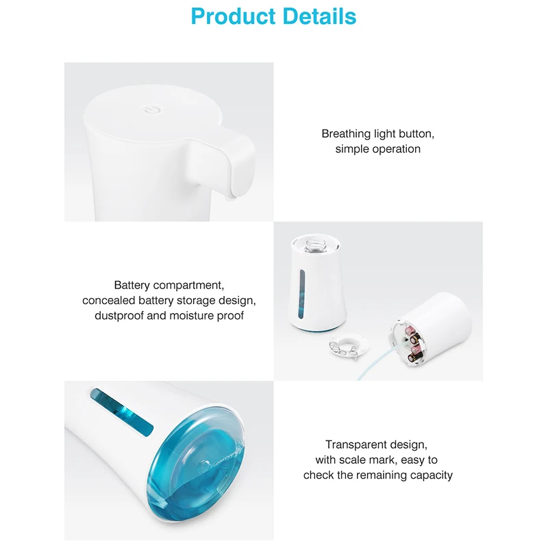 Диспенсер для мыла автоматический Пенящийся диспенсер Бесконтактный