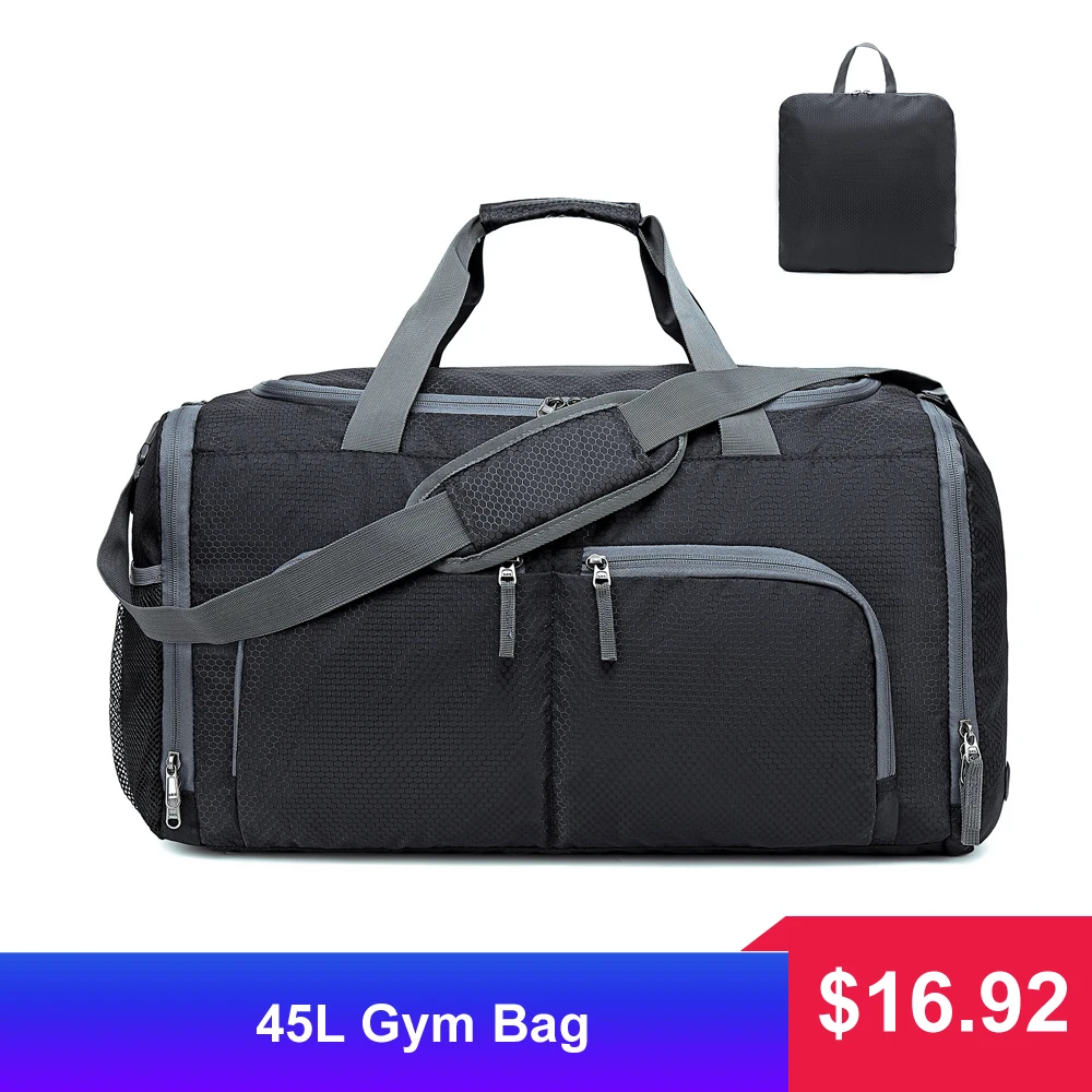 45л Большая вместительная спортивная сумка для спортзала Дорожная Спортивная