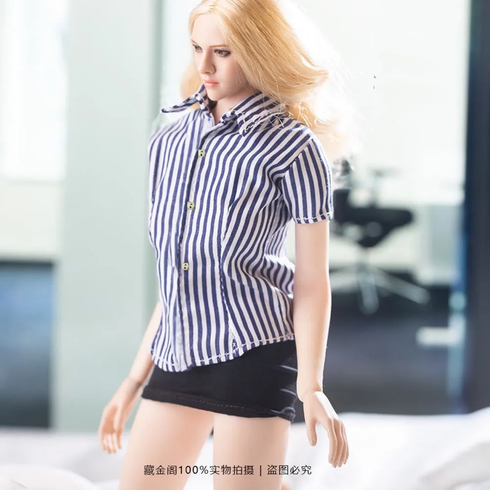 

Женская сексуальная фигурка, аксессуар, офисный комплект одежды для девушек, рубашка, юбка, тело 12 дюймов