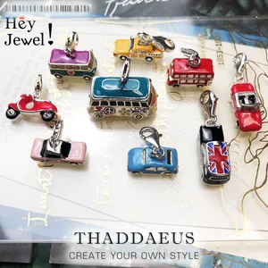 Шарм-подвеска из стерлингового серебра 925 пробы, для женщин и мужчин