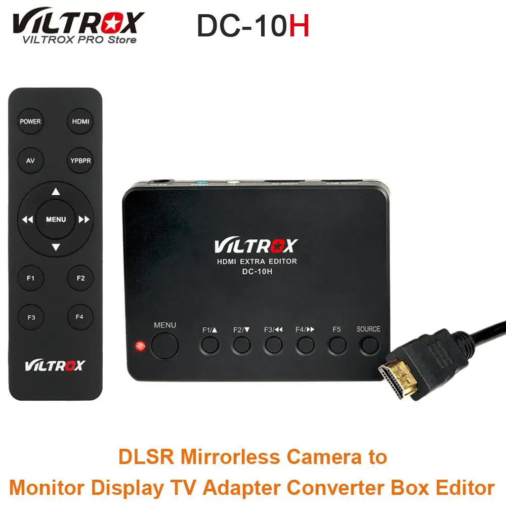 VILTROX DC 10H Full HD 1080P 60fps DLSR беззеркальная камера для монитора редактор фотографий с