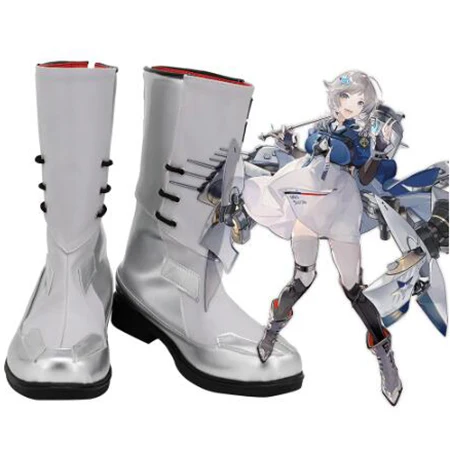 Сапоги для косплея Azur Lane, США, Сиэтл, кожаная обувь для взрослых, женская обувь, аксессуары для костюма, обувь для Хэллоуина Вечерние