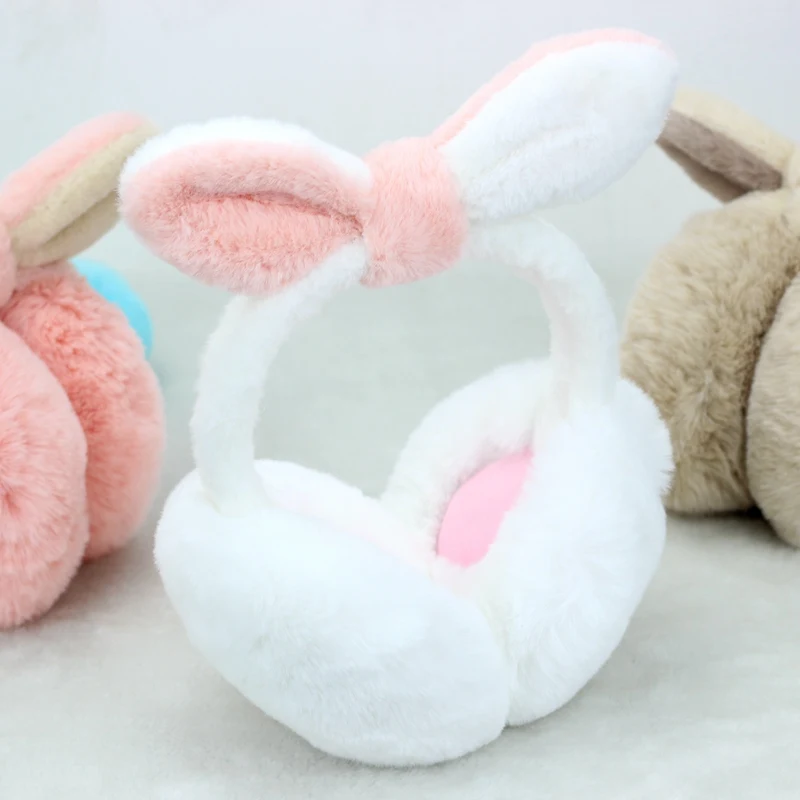 2019 Новое поступление женские разноцветные наушники для девочек милые меховые с