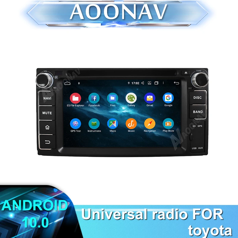 Универсальный автомобильный радиоприемник 2din Android 10 0 7 дюймов стерео для toyota COROLLA