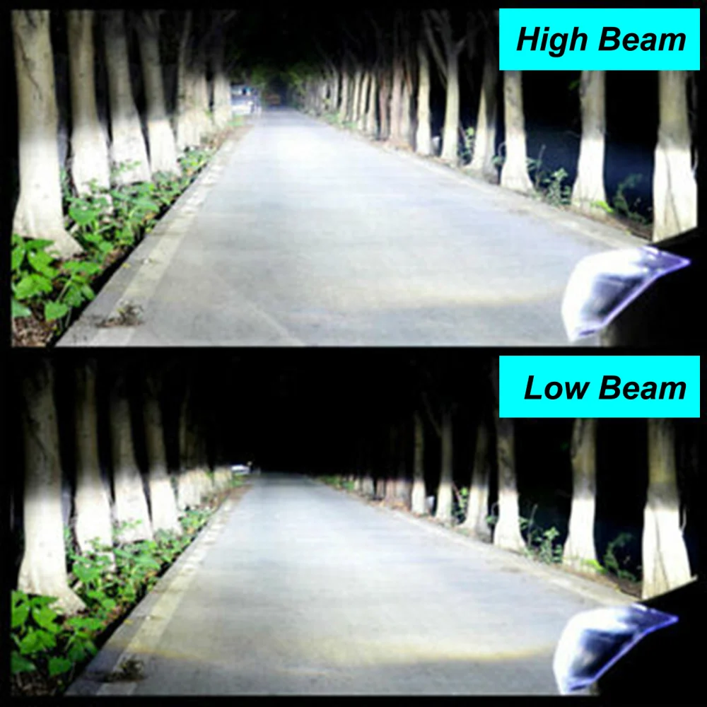 

LED Bulbs Headlight Car Light Replacement 2pcs 6000K Fog Lights Lamp