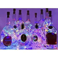string light with bottle stopper wire fairy light wine bottle lights with cork led lights decoration for epoxy resin