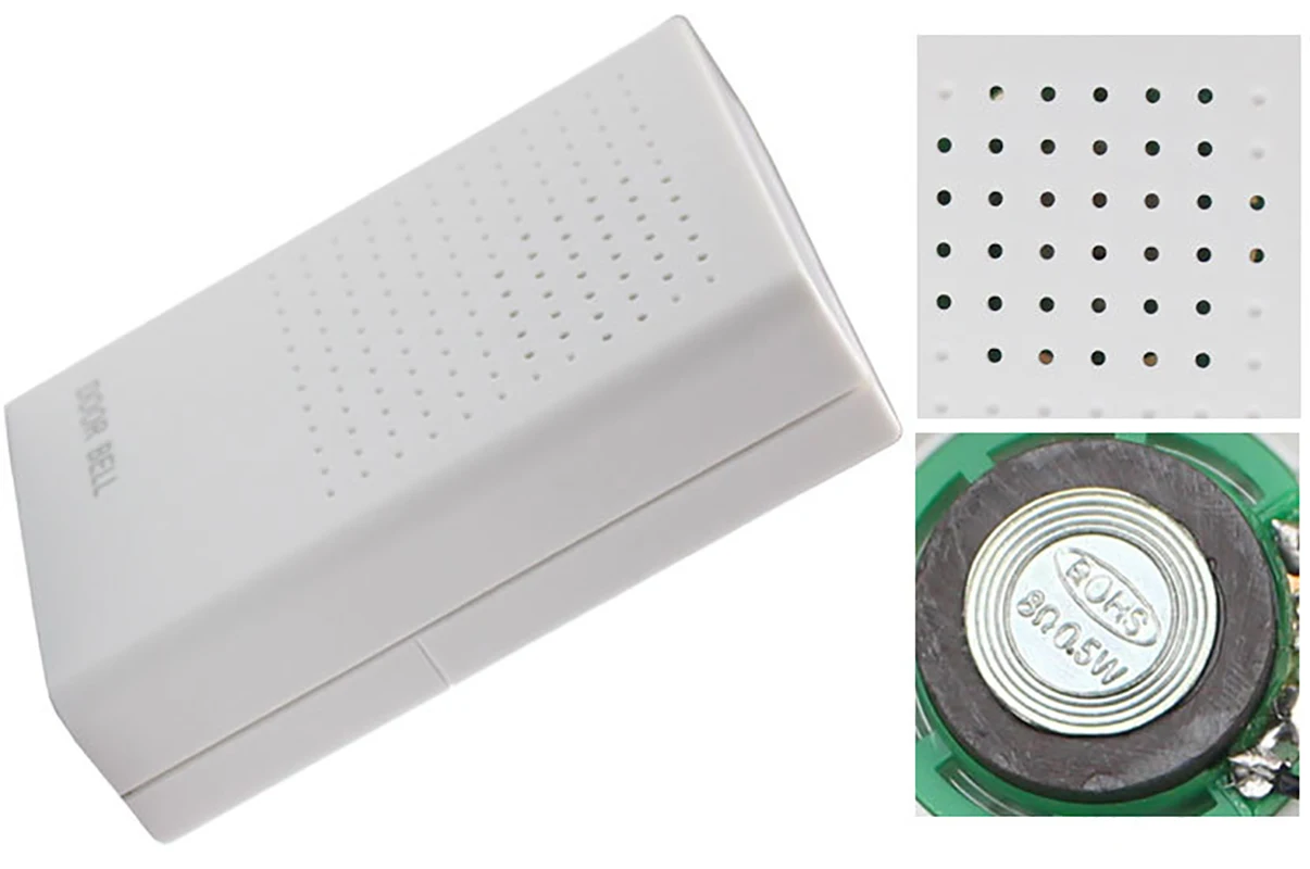 Электронный проводной дверной звонок сухая батарея Ding-Dong или соединение с 12 В два