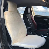 1pcs car seat wool cover fur capes for cars plush seat cushion front fur car seat cover anto chair protector autumn winter