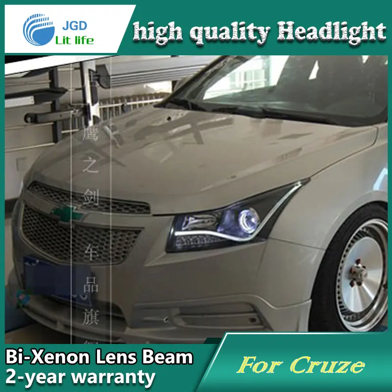 Car Styling Head Lamp case for Chevrolet Cruze 2009-2012 Headlights LED Headlight DRL Lens Double Beam Bi-Xenon HID Accessories |