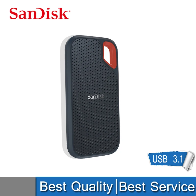 SanDisk E60 внешний SSD 2 ТБ 1 ТБ 500GB внешний твердотельный диск Портативный жесткий диск для ноутбука Настольный 550 м/с