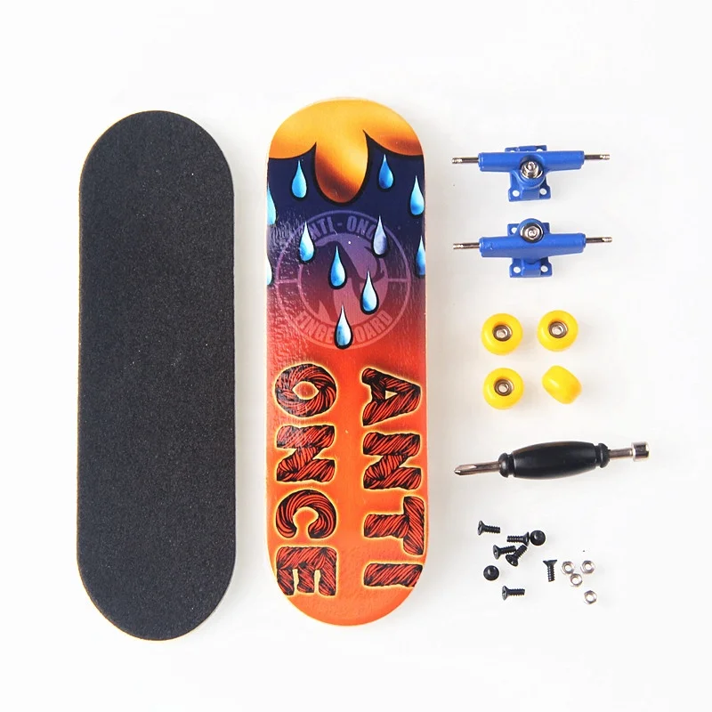 

Wood Finger Skateboard With 30mm Deck Custom Board Setup