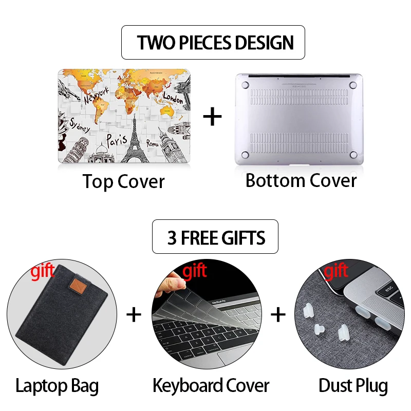 Чехол для ноутбука MTT Macbook Pro Air 13 14 15 16 11 12 дюймов 2020 чехол M1 Chip Funda A2289 A2251 A2179 A1466 |