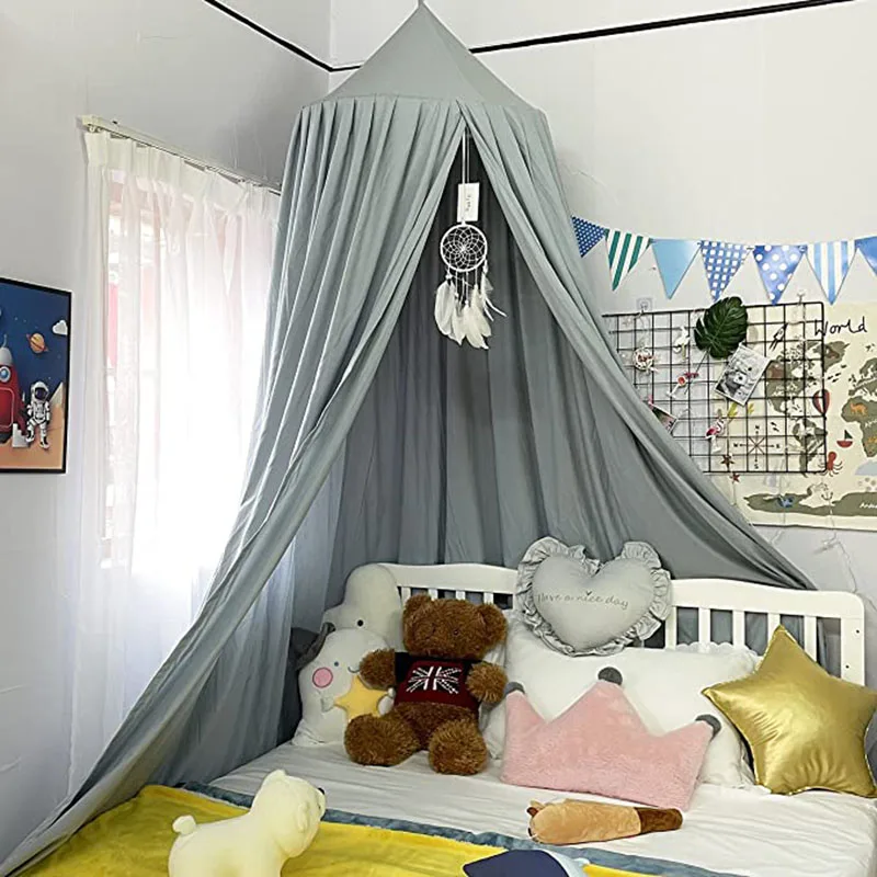 Купольная москитная сетка внутри очень большая детская кровать палатка навес
