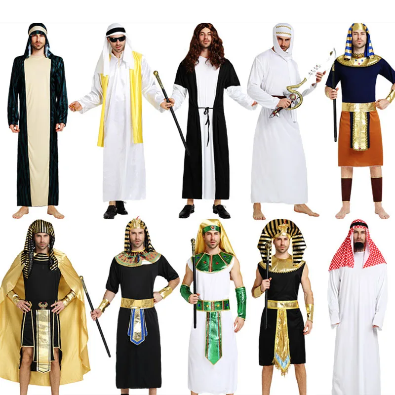 Костюм на Хэллоуин в стиле древнего египетского мужчины саудовские Арабские