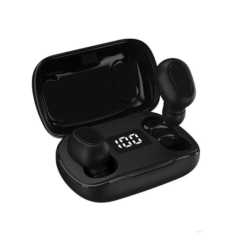 

Беспроводные водонепроницаемые Bluetooth-наушники L21 Pro с функцией шумоподавления и цифровым светодиодным дисплеем