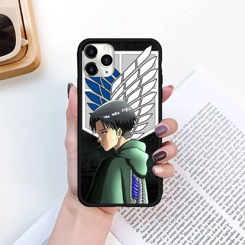 

Anime Japanese attack on Titan Phone Case for iPhone 11 12 pro XS MAX 8 7 6 6S Plus X 5S SE 2020 XR mini