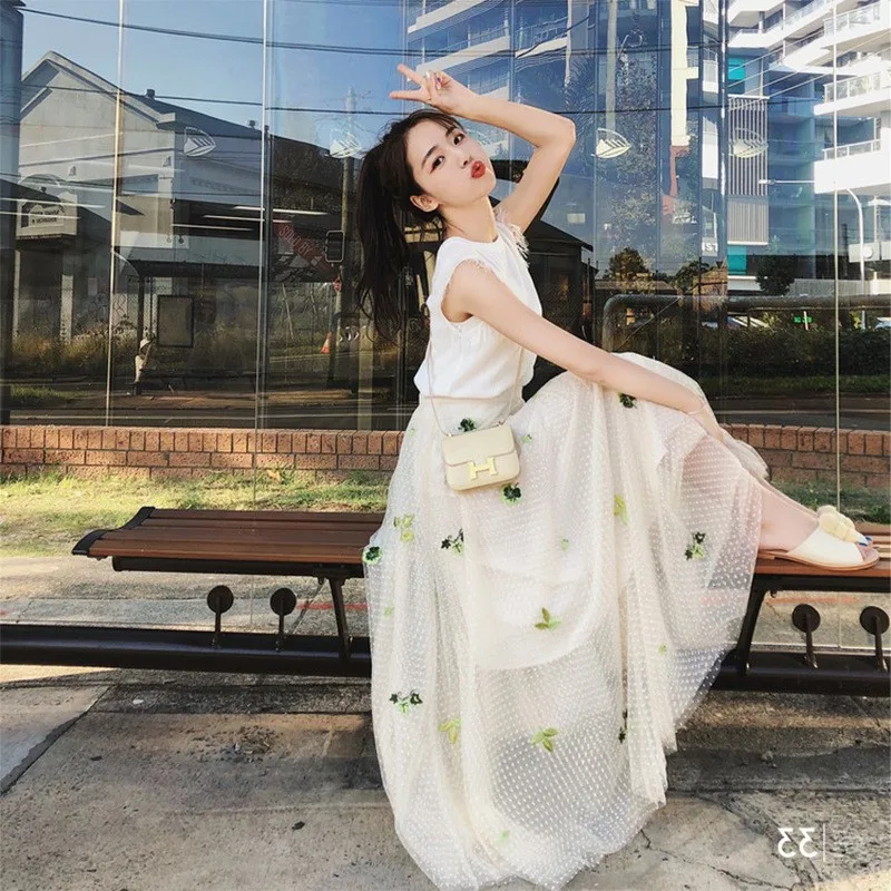 Женское Сетчатое платье в стиле ретро универсальное из двух частей сказочной