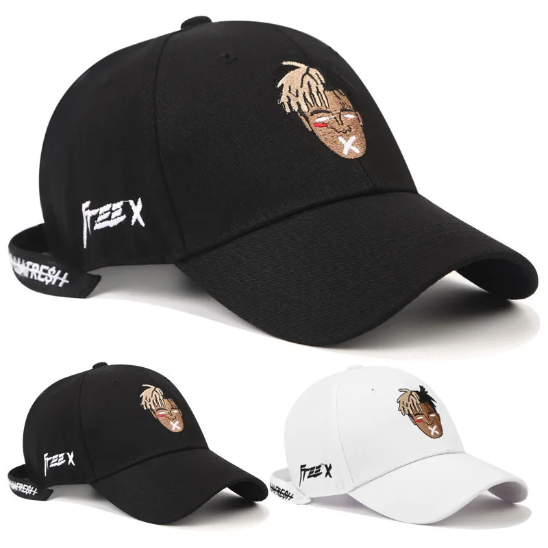 Высокое качество хлопок певица xxxtentacion дреды Snapback кепки для мужчин женщин хип-хоп папа шляпа бейсбольная Кепка Bone Garros