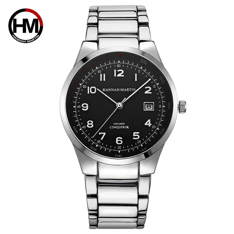 

Hannah Martin1757 men's quartz watch water calendar casual men's watch