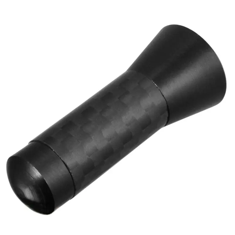 2019 черный алюминий 1 4 &quotStubby углеродного волокна автомобиля AM/FM радио антенна +