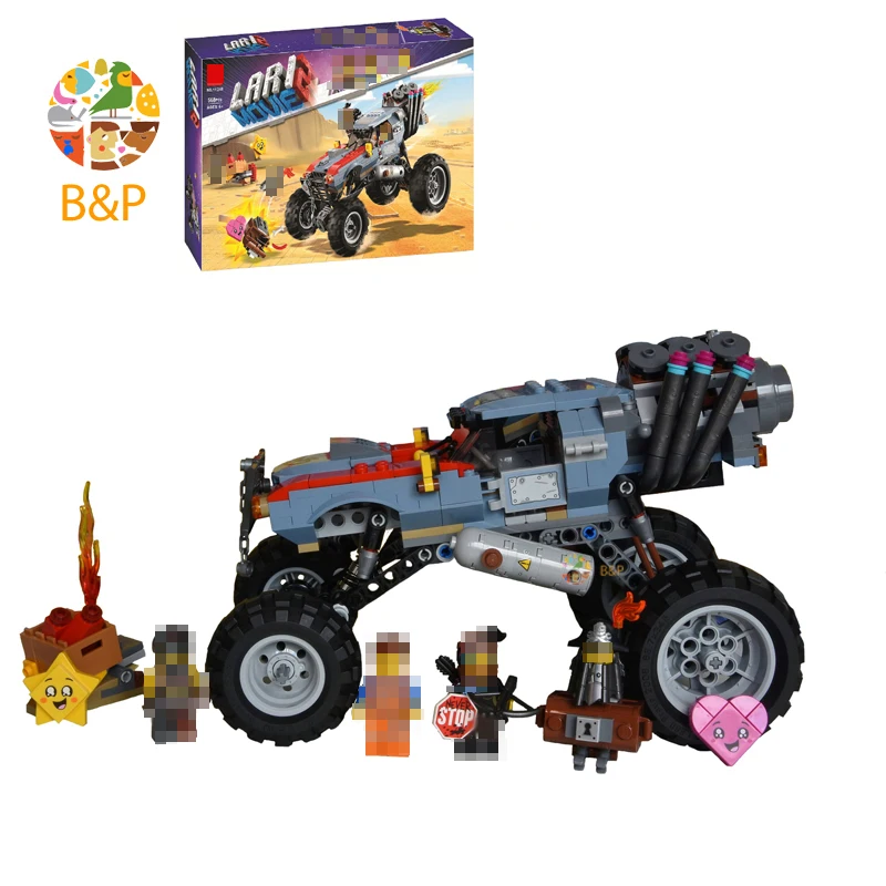 Новинка 70829 568 шт. Moive 2 серии Emmet и Lucy's Escape Buggy модель строительные блоки кирпичи