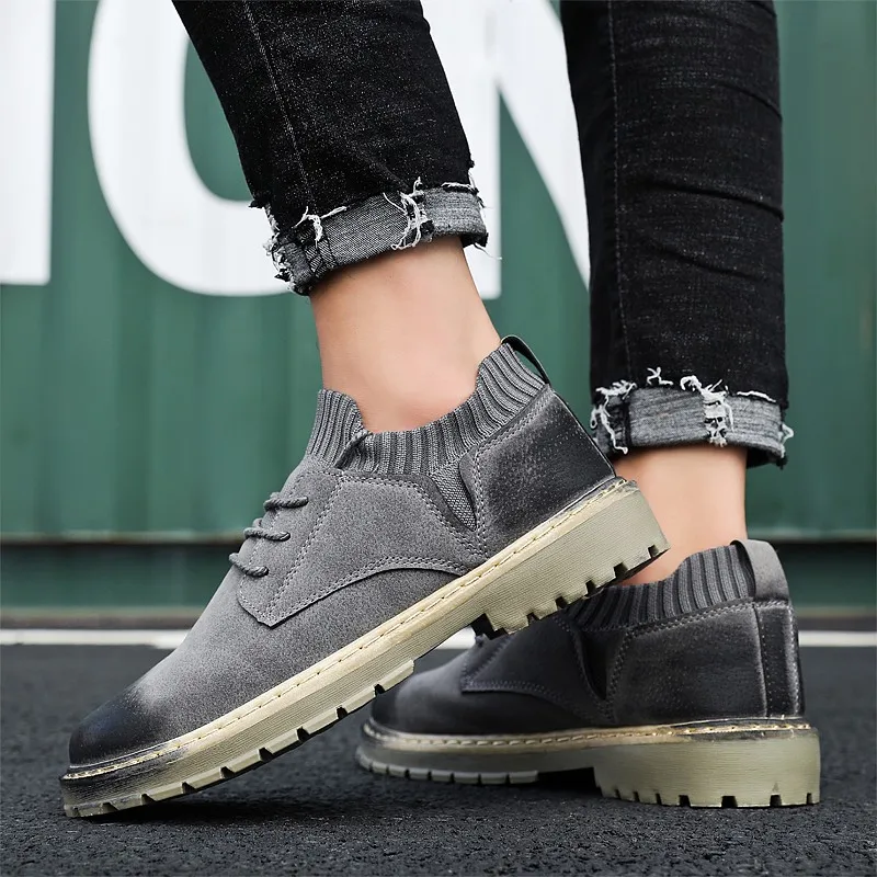 Мужская повседневная обувь новые стильные носки Zapato Модные дышащие низкие