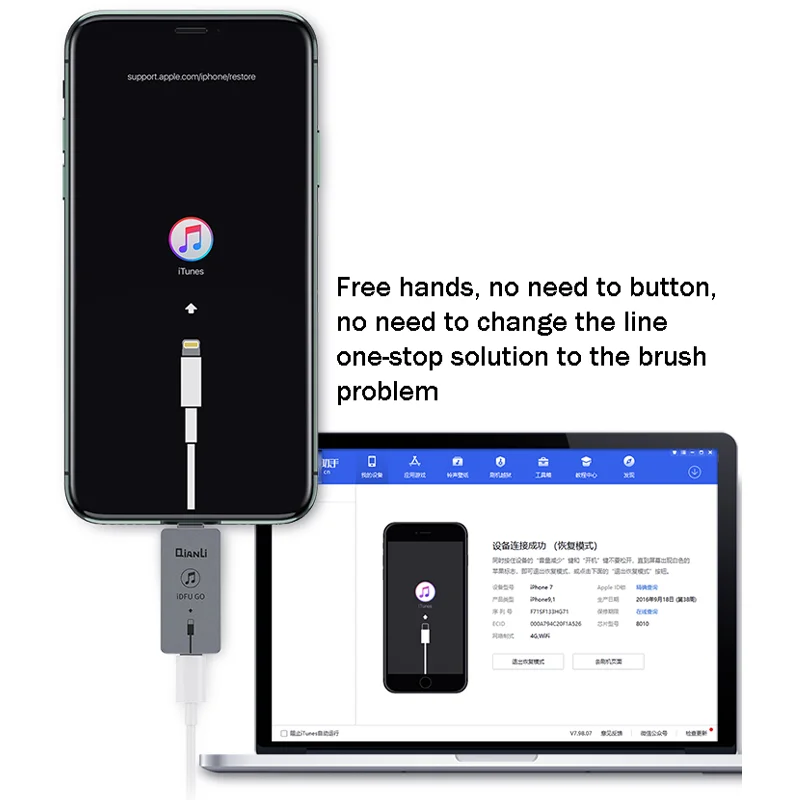 QianLi iDFU GO Быстрый стартер Режим восстановления прямой инструмент для быстрого