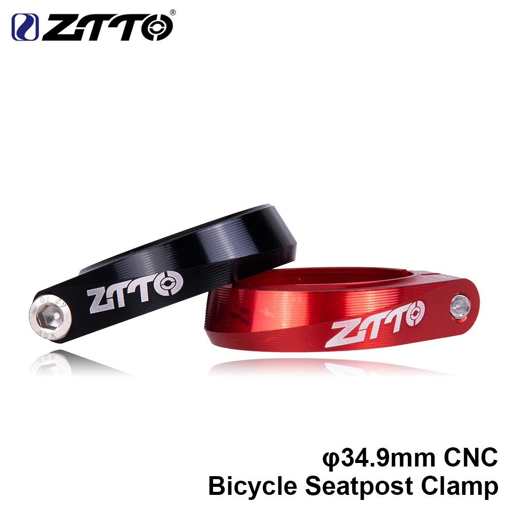 

ZTTO Ultralight CNC 34.9mm Aluminium Alloy MTB Road Bicycle Seatpost Clamp Mountain Cycling Seat Post Tube Clip Bike Parts