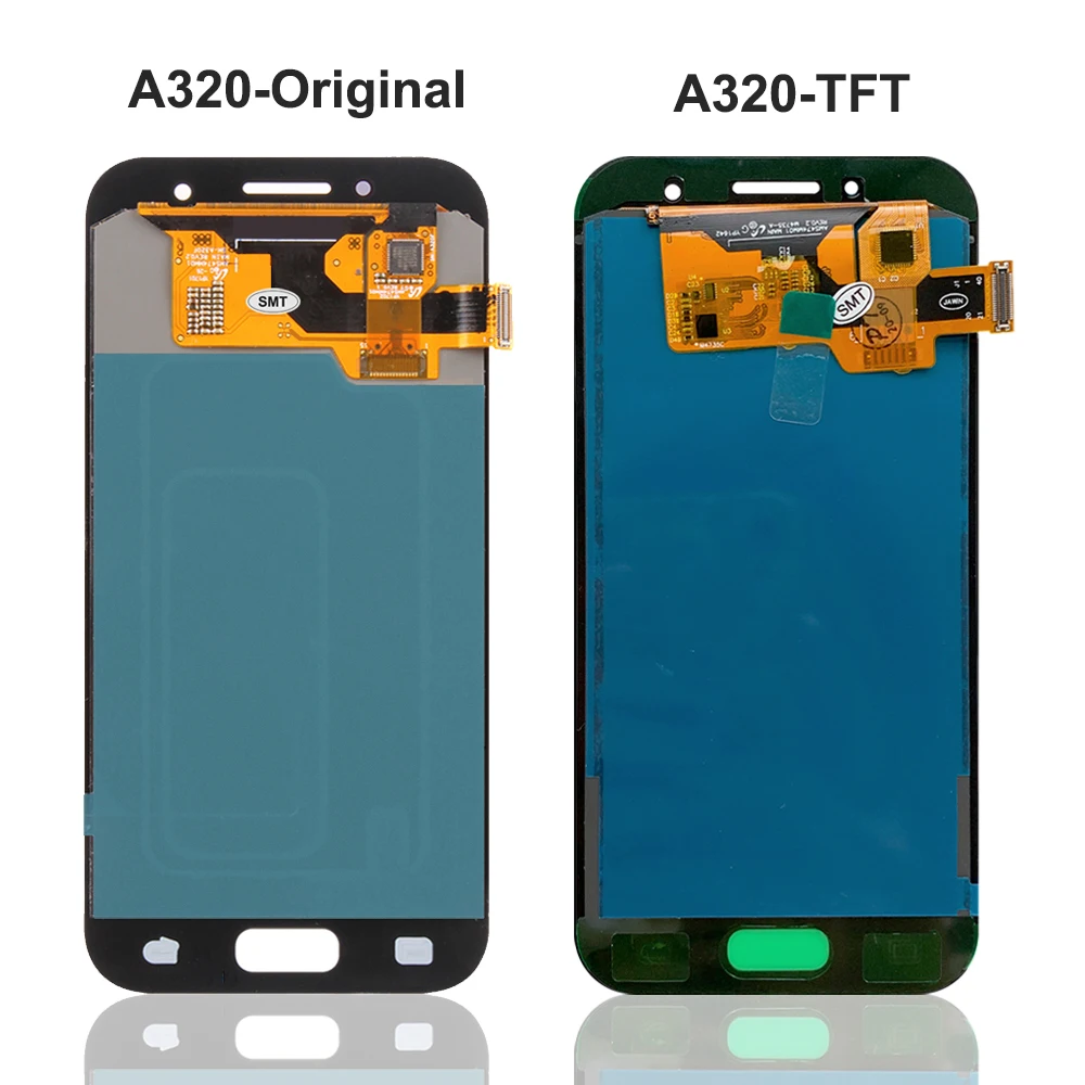 ЖК-дисплей для SAMSUNG GALAXY A3 2017 A320 A320F сенсорный экран с дигитайзером Samsung сменный