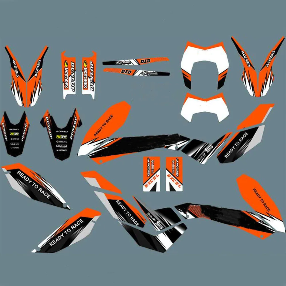 Наклейки для KTM 690 SMC 2011-2008 3M графические фоны мотоцикла наклейки SMCR 2011 2010 2009 2008 |