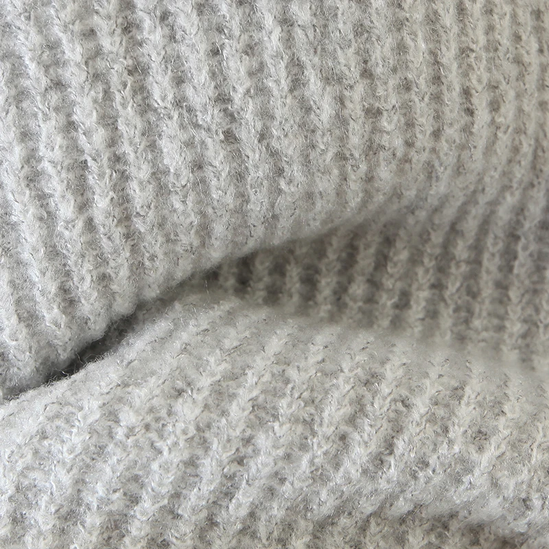 Женский осенне-зимний вязаный свитер-водолазка с длинным рукавом | Женская