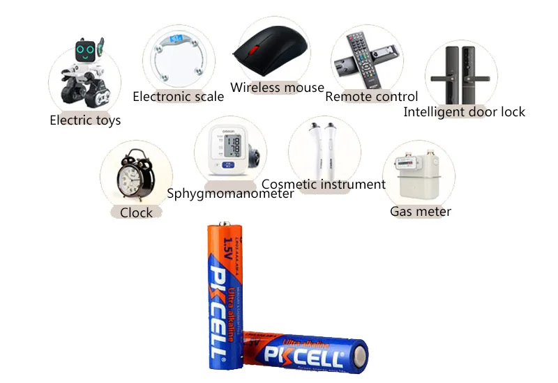 20 X Щелочная сухая батарея PKCELL LR03 1 5 в AAA E92 AM4 MN2400 MX2400 Вольт 3A для электронного