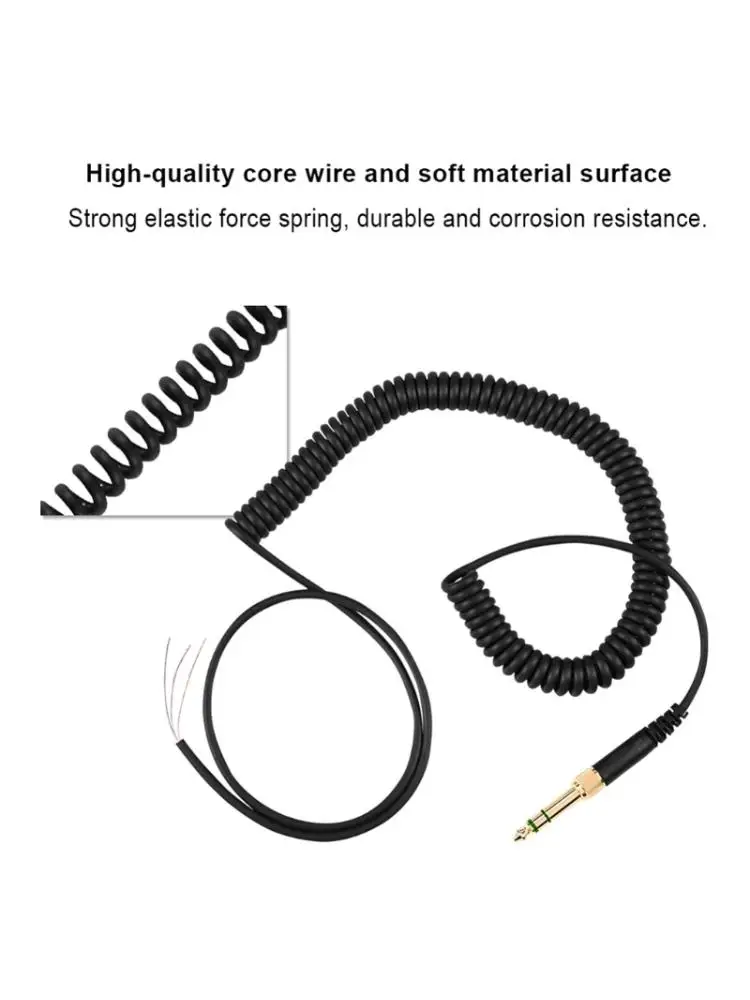 Спиральный кабель для наушников с разъемом 3 5 мм и 6 наушников-Beyerdynamic DT 770 770PRO 990