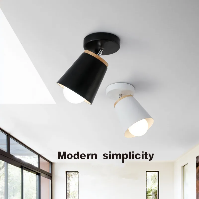 Современный потолочный светильник светодиодный крытый металла дерева кулон