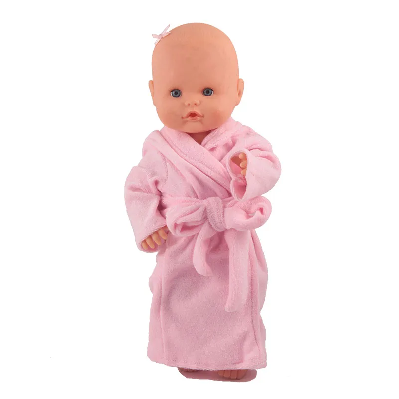 night-robe3 35 см Nenuco Кукла Одежда и аксессуары Nenuco Ropa y su Hermanita ночной халат с поясом для куклы 13 дюймов - Цвет: night-robe3