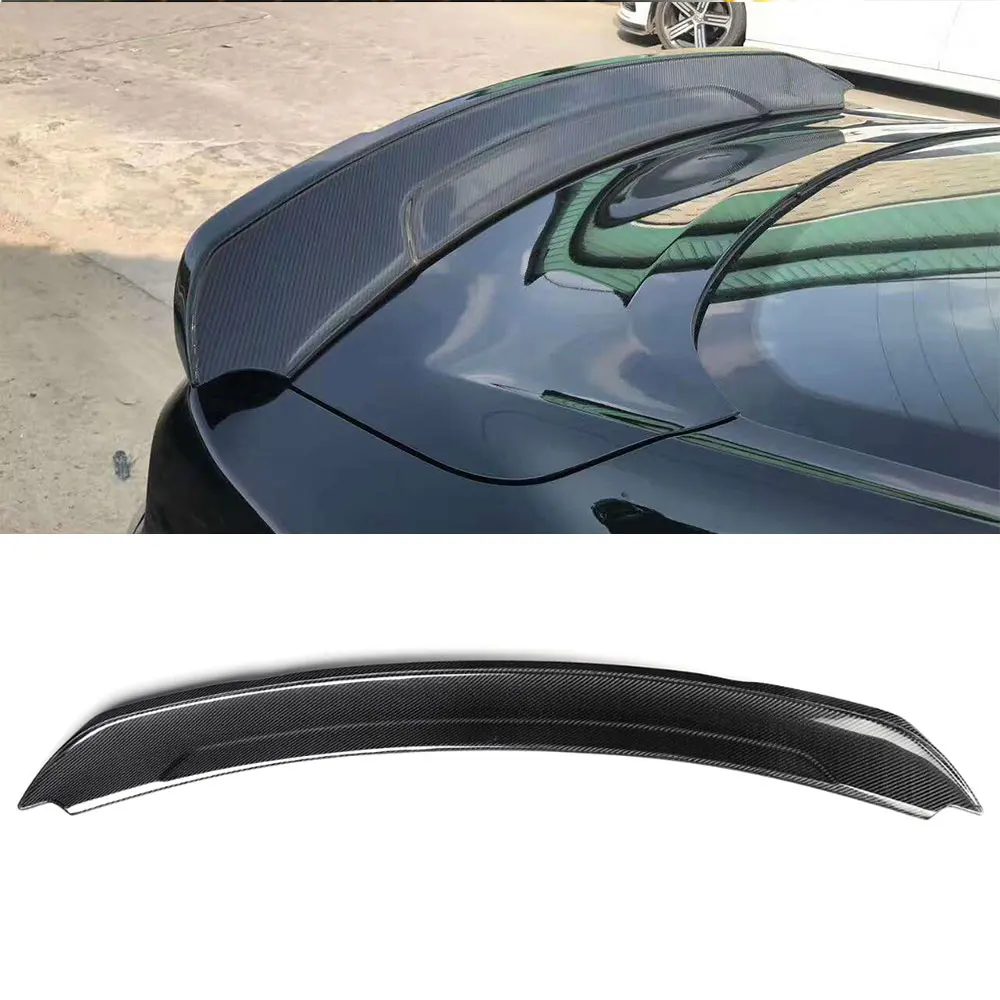 Carbon Fiber Rear Boot Spoiler Wings for Ford Mustang GT V8 V6 Coupe GT350 Style Rear Trunk Spoiler 2015-2018 ABS Rear Wings