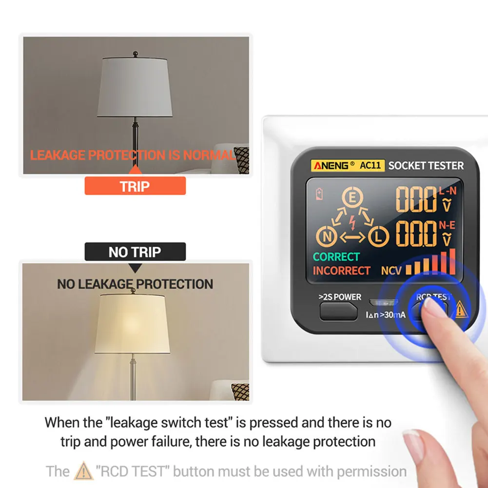 

Digital Smart Socket Tester Voltage Test Socket Detector UK Plug Voltage Safety Pen Voltage Sensor Pen