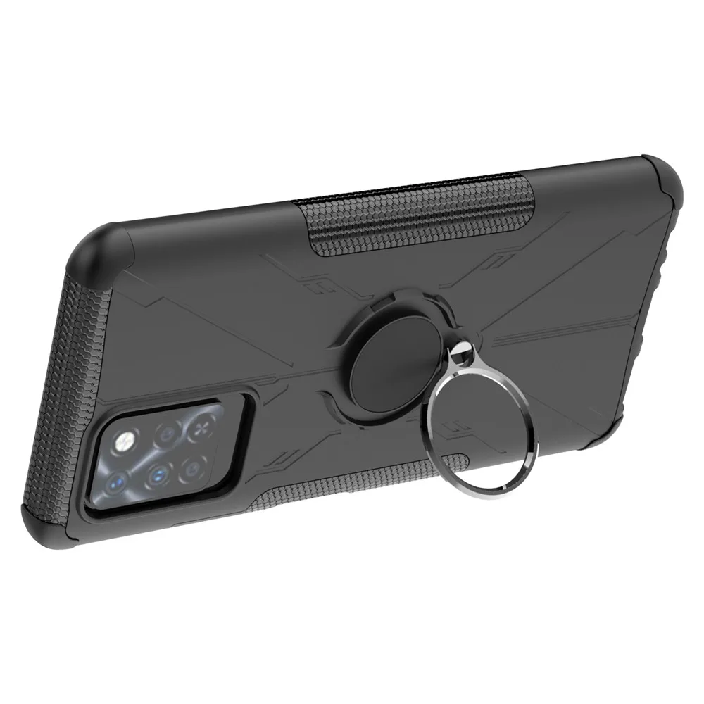 for infinix note 10 case luxury ring back cover stand armor shockproof case for infinix note 10 pro nfc note10 phone case free global shipping