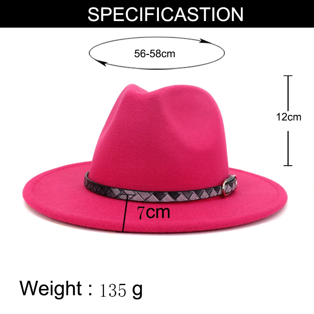 FS лимонно зеленый белый шерсть войлочная фетровая шляпа с широкими полями шапки