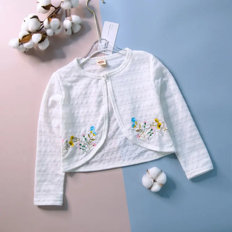 Верхняя одежда для девочек Детский кардиган свитер принцессы куртка Детское