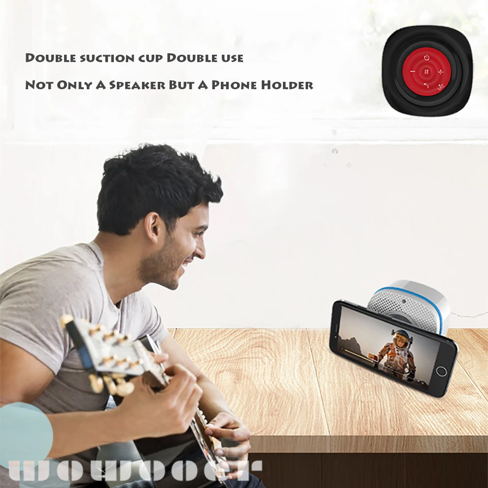 Беспроводной bluetooth динамик с держателем для мобильного телефона ТВ Портативный