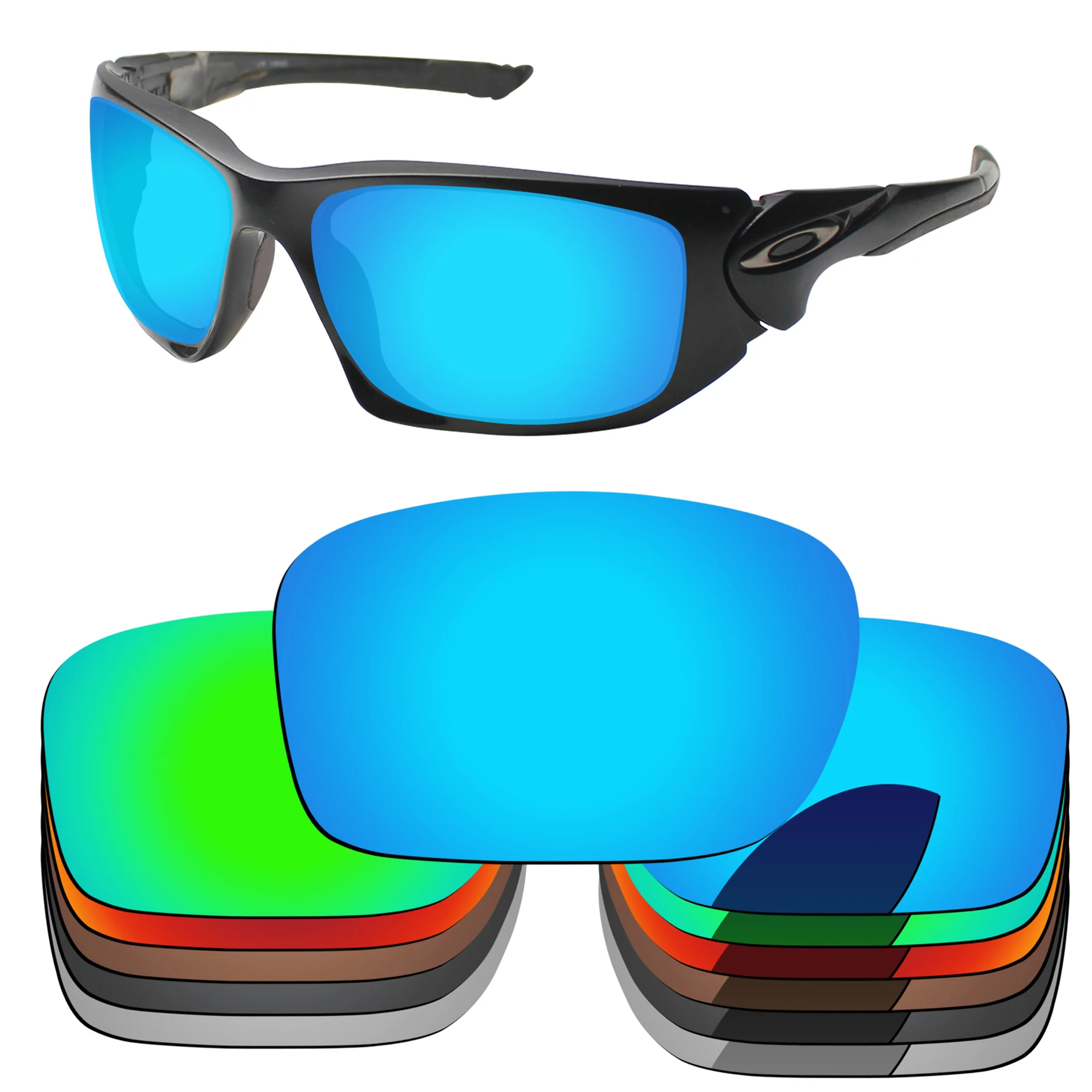 

Bsymbo Replacement Lenses for-Oakley Scalpel AF(Asian Fit) OO9134 Sunglasses Polarized - Multiple Options