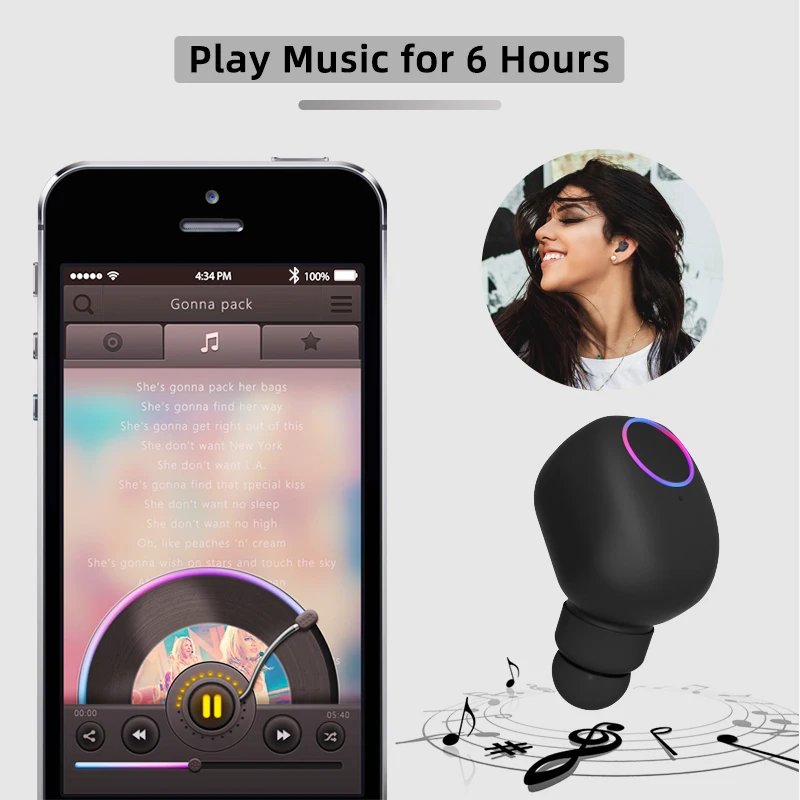 TOPYING Q1 TWS Bluetooth 5 0 наушники мини настоящие Беспроводные с микрофоном Спортивные