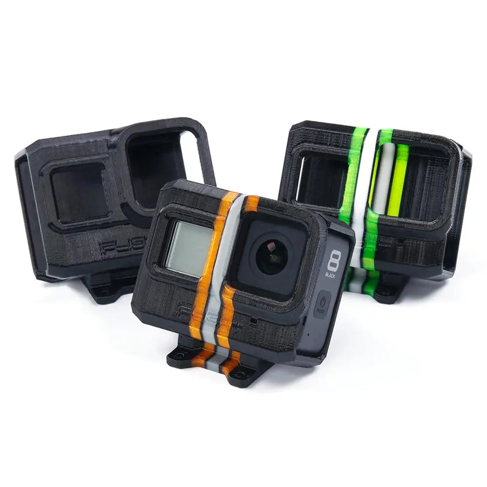 IFlight 3D Печатный TPU Gopro hero 8 Крепление камеры/протектор 30 ° полностью закрытый с УФ