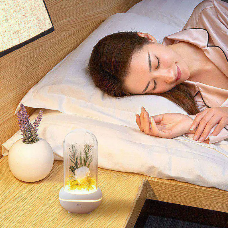 Вечная роза цветок дизайн Арома диффузор для эфирных масел с 7 цветов