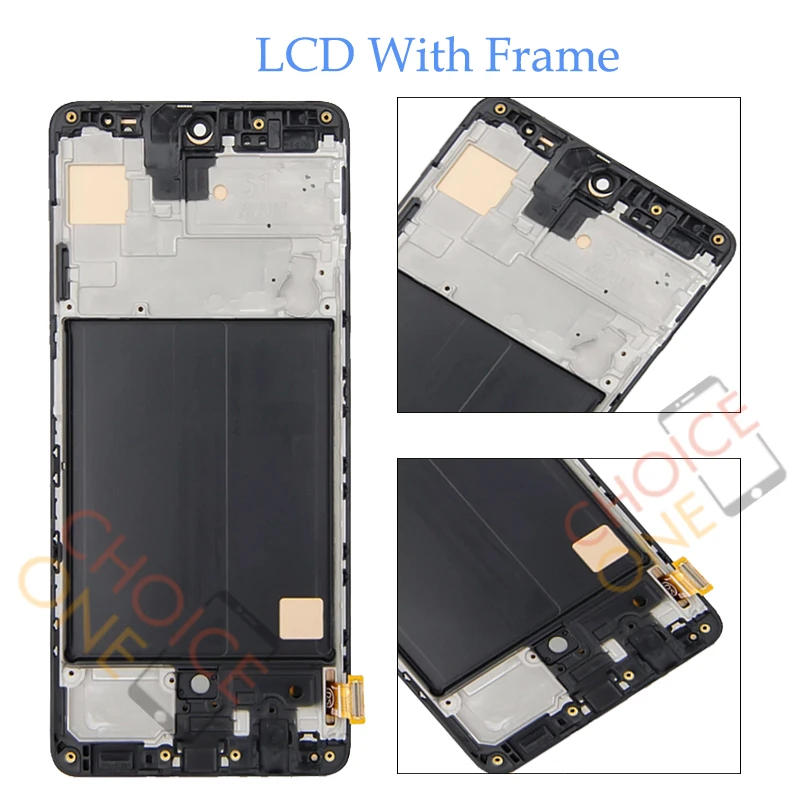 

6.5'' AMOLED Lcd For Samsung Galaxy A51 4G LCD Display Touch Panel Digitizer Replacement screen For A515 A515F/DS / A51 5G A516