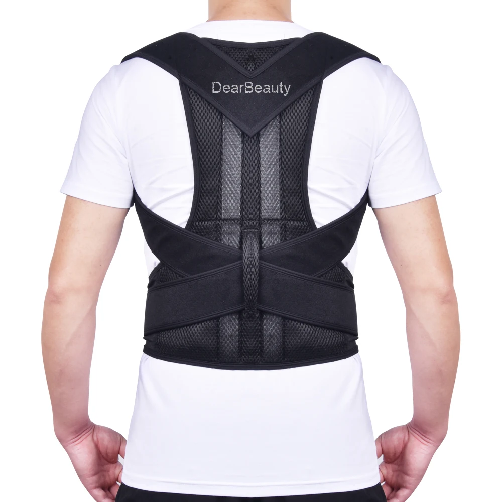 DearBeauty Orthopedic Belt Brace Posture Corrector Shoulder Back Support for Men Women Lumbar Spine Support Posture Correction
