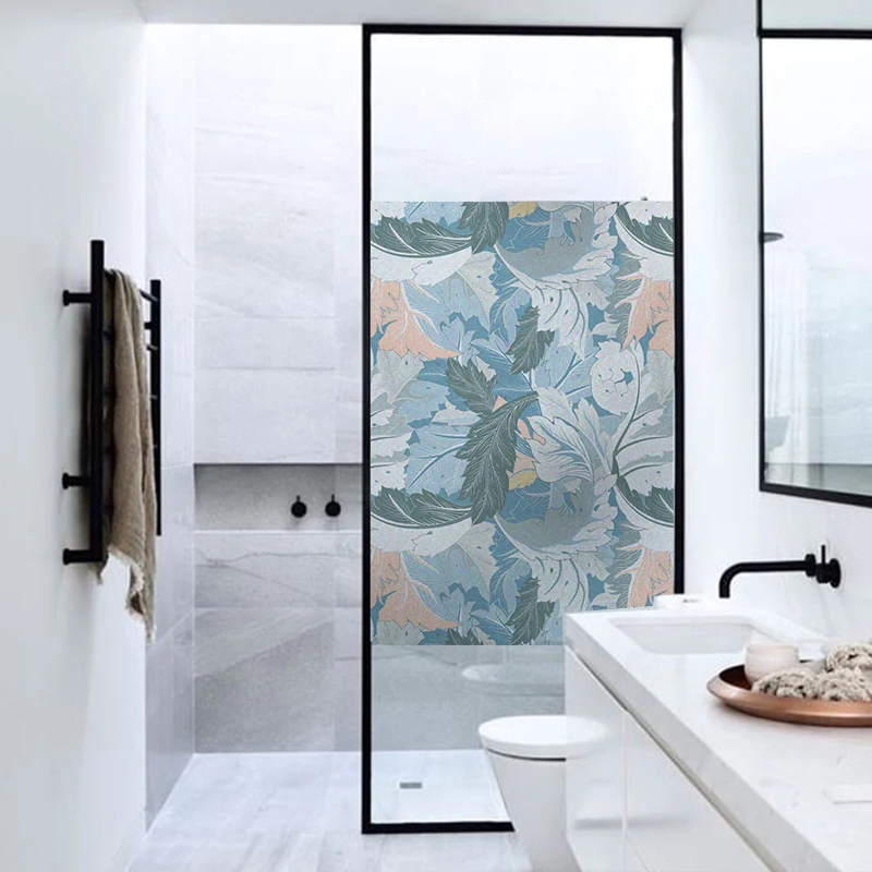 

Custom William Morris Frosted Glass Window Film Window Sticker For Privacy Protection Bedroom Home Decorative Film Sticker 120cm