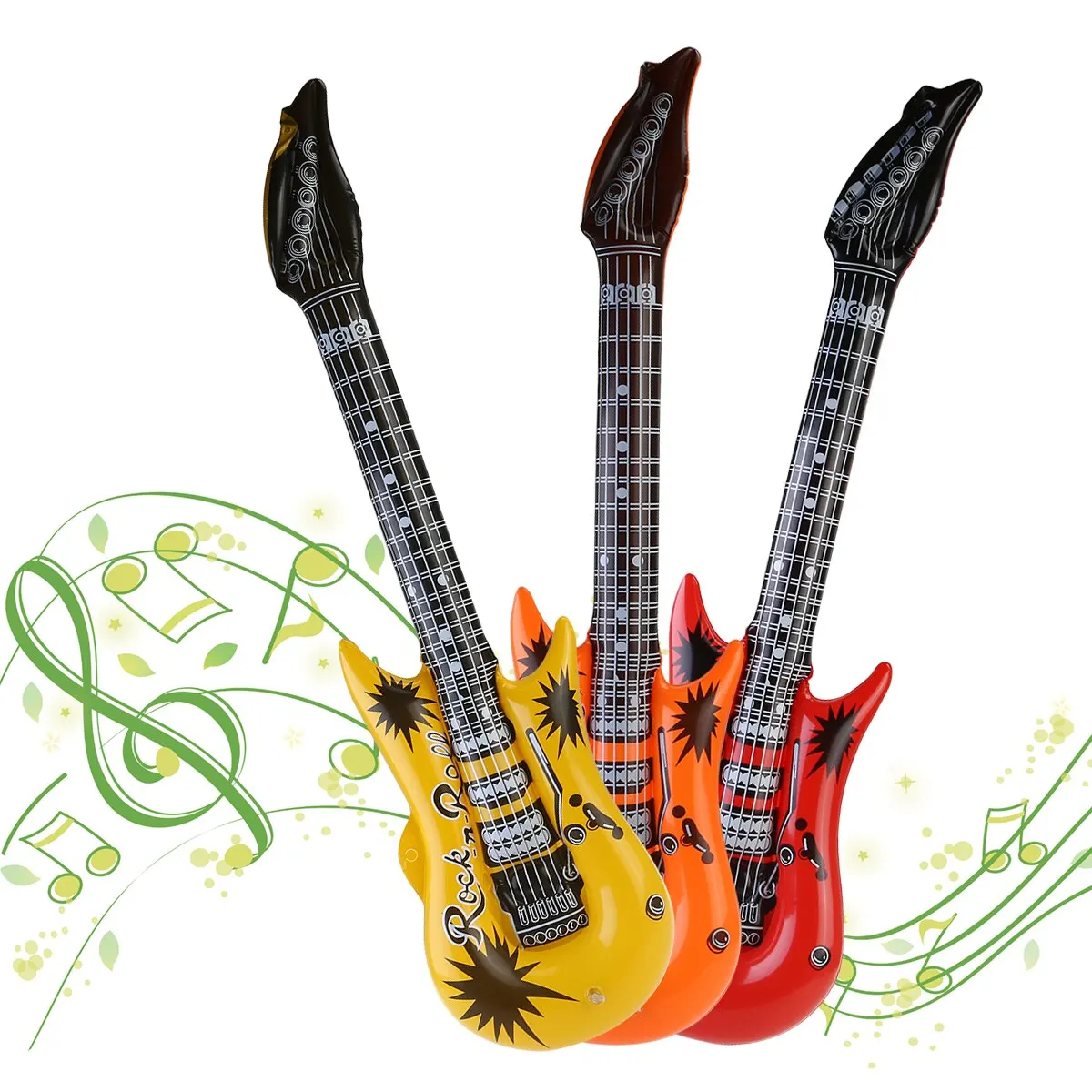 NUOLUX 1 шт. надувной инструмент гитарный саксофон микрофон музыкальная часть опора