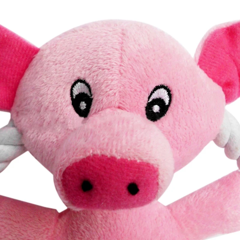 1 Piece 16cm Animal Pattern Flying Discs Pet Dog Toy Rope Ring Pig Duck Bear Items Design panDaDa New | Дом и сад